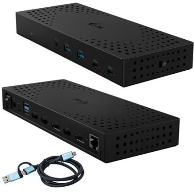 i-Tec USB 3.0 / USB-C / Thunderbolt, 3x 4K Docking Station Gen 2 + Power Delivery 100W