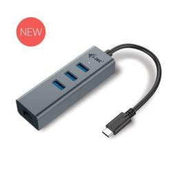 i-Tec USB-C 3.1 HUB 3port Metal + Gigabit Ethernet adaptér, 1x USB na RJ-45 i-Tec USB-C 3.1 HUB 3port Metal + Gigabit Ethernet adaptér, 1x USB na RJ-45
