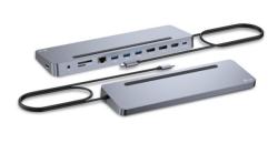 I-tec USB-C Metal Ergonomic 3x 4K Display Docking Station + Power Delivery 100 W