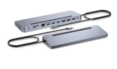 i-Tec USB-C Metal Ergonomic 3x 4K Display Docking Station + Power Delivery 100 W