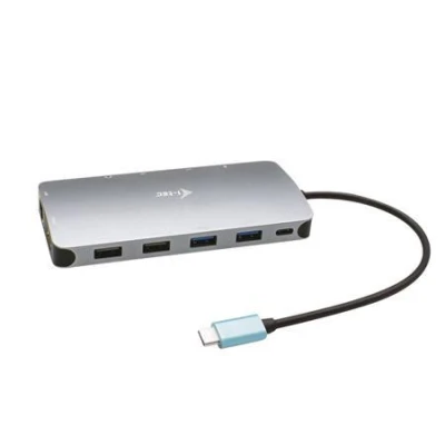 i-Tec USB-C Metal Nano 3x Display Docking Station (2x DP, 1x HDMI) + Power Delivery 100 W i-Tec USB-C Metal Nano 3x Display Docking Station (2x DP, 1x HDMI) + Power Delivery 100 W
