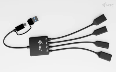 i-Tec USB-C/USB-A Cable HUB 4 port (2x USB-C, 2x USB-A)