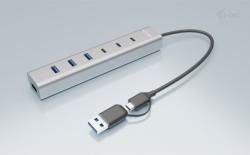 i-tec USB-C/USB-A Charging Metal HUB 7 port (3x USB-C, 4x USB-A) i-tec USB-C/USB-A Charging Metal HUB 7 port (3x USB-C, 4x USB-A)
