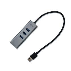 i-Tec USB3.0 HUB 3port Metal + Gigabit Ethernet adaptér, 1x USB na RJ-45 i-Tec USB3.0 HUB 3port Metal + Gigabit Ethernet adaptér, 1x USB na RJ-45