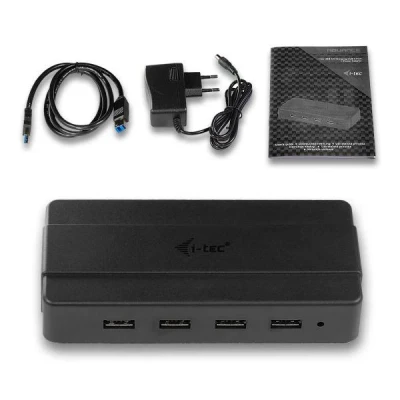 i-Tec USB3.0 HUB 4port, nabíjení i-Tec USB3.0 HUB 4port, nabíjení