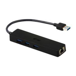 i-Tec USB3.0/LAN+HUB 3port Slim Gigabit Ethernet adaptér i-Tec USB3.0/LAN+HUB 3port Slim Gigabit Ethernet adaptér