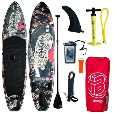 Iboard Paddleboard 11 - 14 TIGER 2026 paddleboard set + sleva 300,- na příslušenství Iboard Paddleboard 11 - 14 TIGER 2026 paddleboard set + sleva 300,- na příslušenství