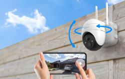 IeGeek ZS-GX1S white bezdrátová 3MP WiFi venkovní kamera 5200mAh