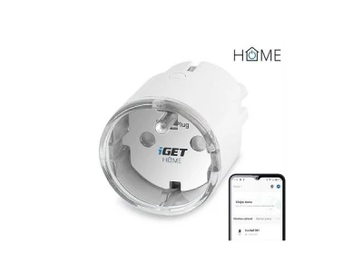 iGET HOME Power 1 - Wi-Fi zásuvka 230V s měřením spotřeby iGET HOME Power 1 - Wi-Fi zásuvka 230V s měřením spotřeby
