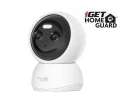 iGET HOMEGUARD HGWIP222 - Dual lens IP kamera, 2K rozlišení, 2x optika, se zvukem a nočním viděním