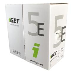 iGET Síťový kabel iGET CAT5E UTP PVC Eca 305m/box iGET Síťový kabel iGET CAT5E UTP PVC Eca 305m/box