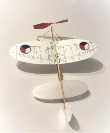 Populární KOMÁR na gumu SPITFIRE