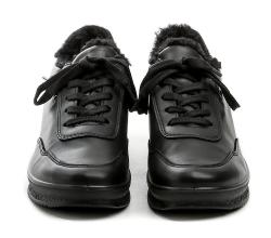 IMAC 5531-025 černé dámské zimní polobotky