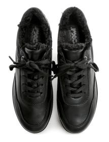 IMAC 5531-025 čierne dámske zimné poltopánky