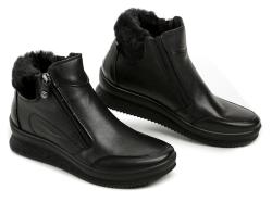 IMAC 5541-025 čierna dámska zimná obuv šírka H