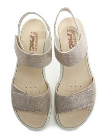 IMAC I3639e41 béžové dámske sandále na klinovom opätku