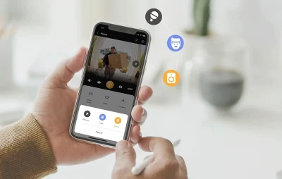 Imou Doorbell 2S tmavě šedá bezdrátová sada videozvonku
