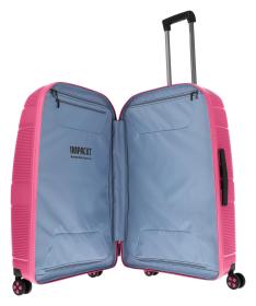 IMPACKT IP1 L Flora pink kufr + kosmetická taštička zdarma