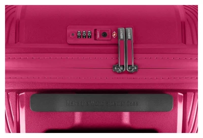 IMPACKT IP1 L Flora pink kufr + kosmetická taštička zdarma