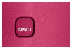 IMPACKT IP1 L Flora pink kufr + kosmetická taštička zdarma