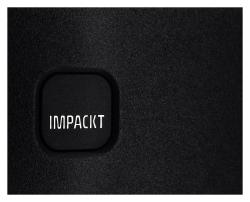 IMPACKT IP1 L Lava black kufr + kosmetická taštička zdarma