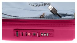 IMPACKT IP1 S Flora pink kufr + kosmetická taštička zdarma