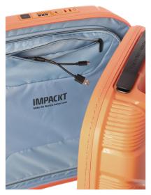 IMPACKT IP1 S Garden apricot kufr + kosmetická taštička zdarma