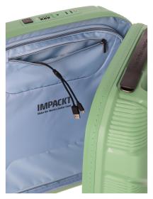 IMPACKT IP1 S Spring green kufr + kosmetická taštička zdarma