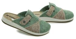 Inblu CT000032 šedo zelené dámské papuče