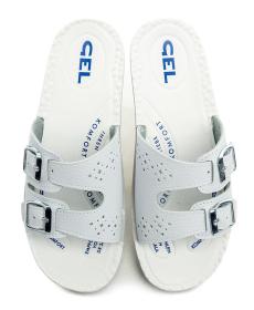 Inblu VR00006B bílé gelové dámské papuče