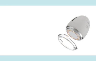 Inface Iontové tvárové zariadenie egg CF-03D (šedé) (VÝPREDAJ)