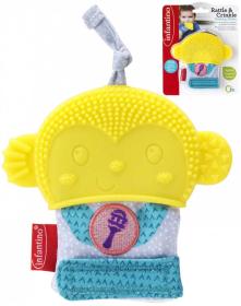 Infantino Baby rukavice silikonová chrastící s kousátkem pro miminko