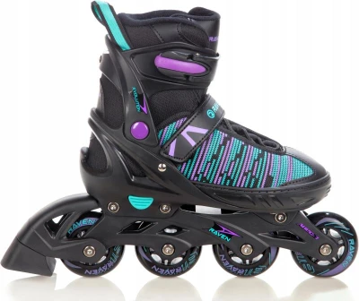 Raven Cande Black/Mint/Violet dětské kolečkové brusle Raven Cande Black/Mint/Violet dětské kolečkové brusle