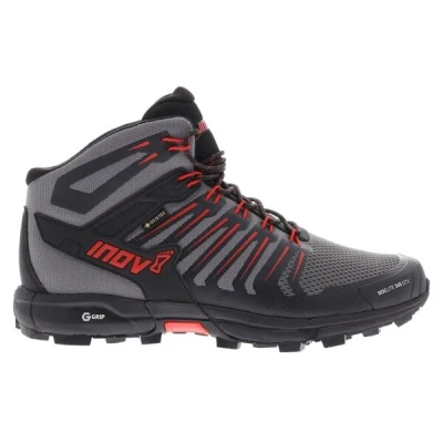 Inov-8 ROCLITE 345 GTX M (M) grey/black/red - šedá outdoor obuv Inov-8 ROCLITE 345 GTX M (M) grey/black/red - šedá outdoor obuv