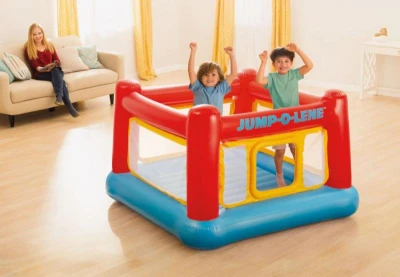 Intex 48260 Nafukovacia trampolína JUMP-O-LENE 174 x 174 x 112 cm, červená