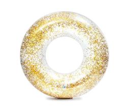 Intex 56274 Nafukovací kruh Sparkling Glitter zlatá