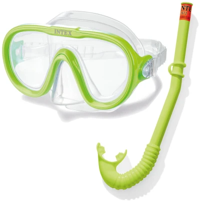 Intex Adventurer potápěčský plavecký set brýle + šnorchl zelené 55642