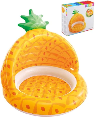 Intex Baby bazén nafukovací se stříškou ananas 102x94cm 58414