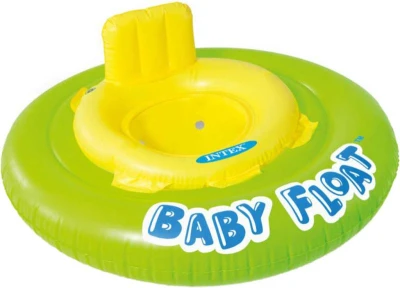 Intex Baby float nafukovací kruh s otvory na nohy 76cm s křížem žlutozelený Intex Baby float nafukovací kruh s otvory na nohy 76cm s křížem žlutozelený