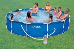 Intex Bazén 28212 METAL FRAME POOL 366x76 cm set s filtrací
