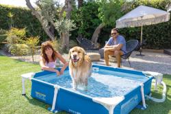 Intex Bazén 48402 Frame Pet set s filtrací pro mazlíčky 152x152x30 cm