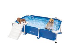 Intex Bazén 48404 Frame Pet set s filtrací a rampou pro mazlíčky 229x152x46 cm