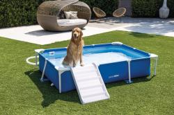 Intex Bazén 48404 Frame Pet set s filtrací a rampou pro mazlíčky 229x152x46 cm