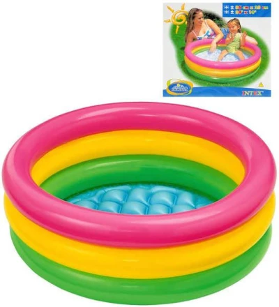Intex Bazén Baby kulatý s nafukovacím dnem 86 x 25 cm Intex Bazén Baby kulatý s nafukovacím dnem 86 x 25 cm