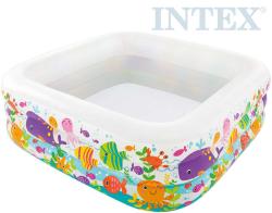 Intex Bazén dětský nafukovací Oceán 159x159x50cm čtverec 3 komory Intex Bazén dětský nafukovací Oceán 159x159x50cm čtverec 3 komory