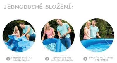 Intex Bazén Easy 28101 183 x 51 cm