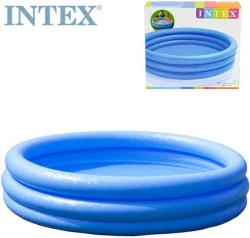 Intex Bazén kruhový nafukovací Crystal 114x25cm 3 komory modrý 59419