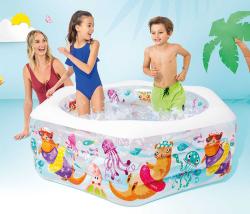 Intex Bazén nafukovací Vydry 191x178x61cm transparentní 56493
