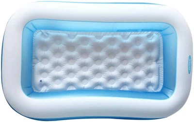 Intex Bazén obdélníkový nafukovací 166x100x28cm modro-bílý 57403