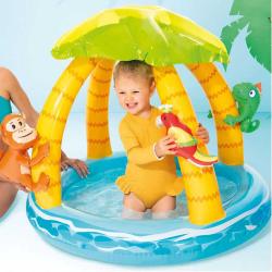Intex Bazének baby Tropický ostrov 119x109x66cm se stříškou 58417